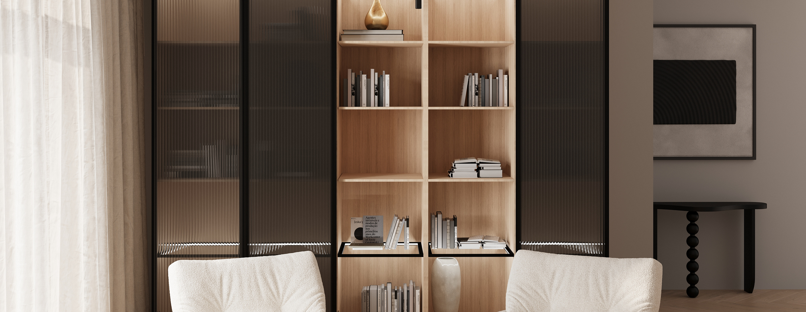 В алюминиевой рамке