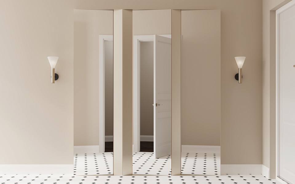 Зеркало Оригами Marti Casa × Ирина Чун текстовая картинка